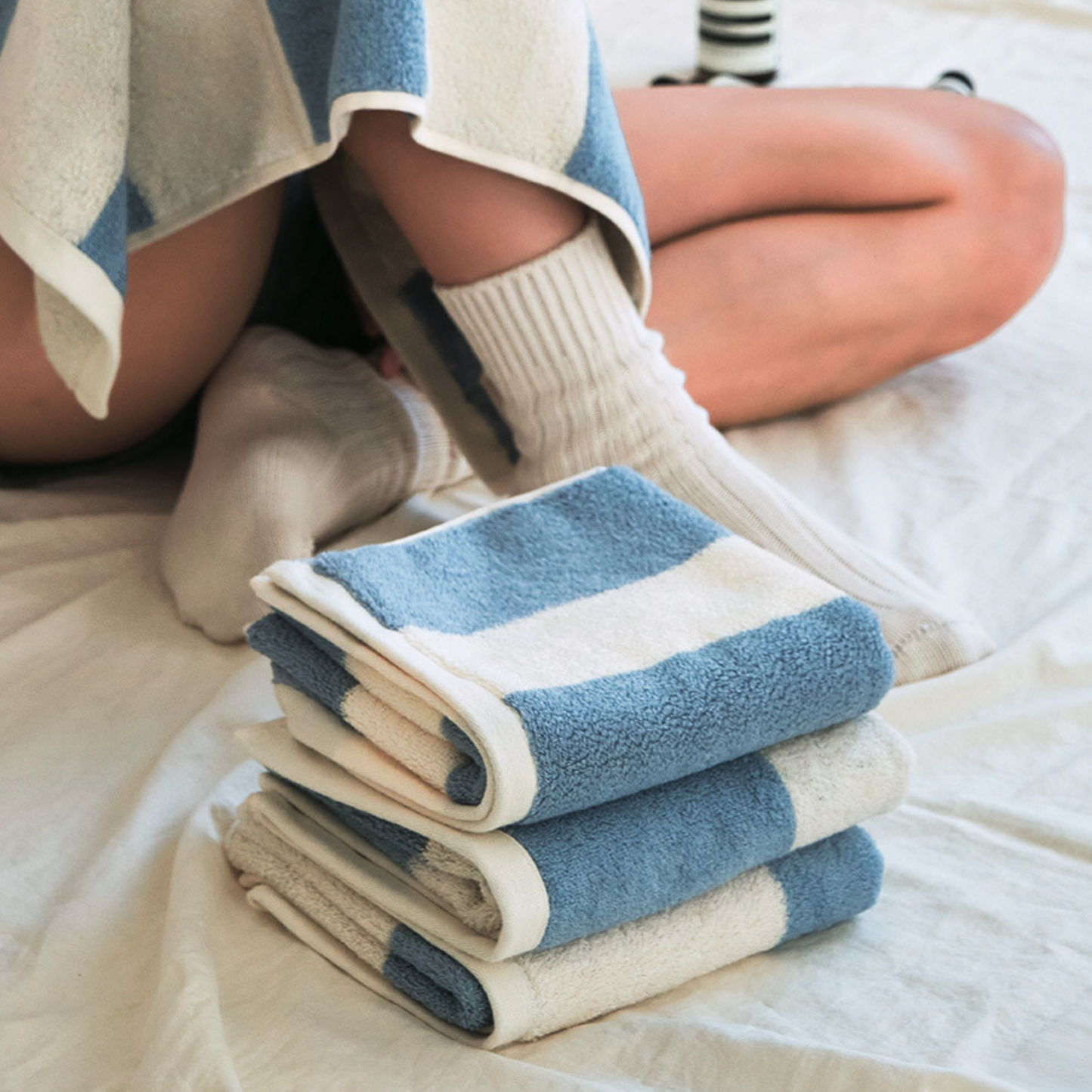 Premium Yarn-Dyed Grand Checkboard Cotton Towel (10-Pack)
