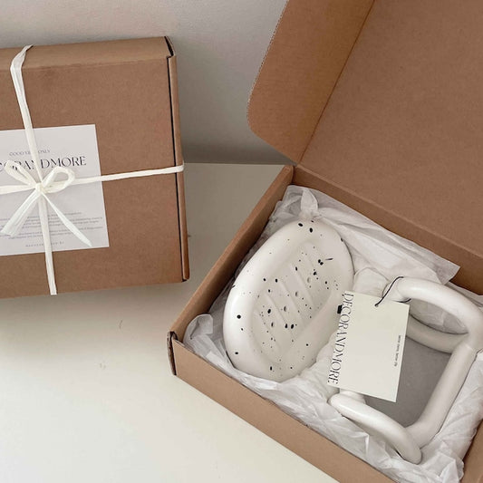 Coconut Gift Set – Toothbrush Holder & Soap Tray