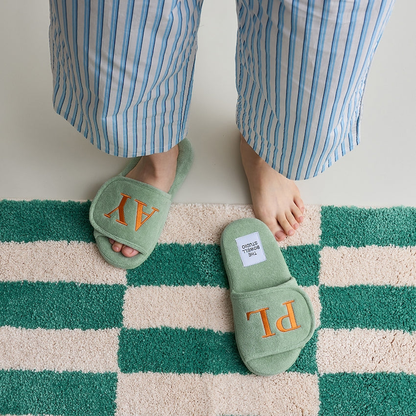 Terry Velcro Memory Foam Cloud Comfort Slippers