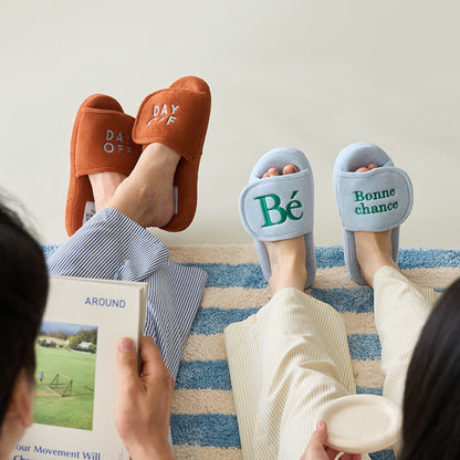Terry Velcro Memory Foam Cloud Comfort Slippers