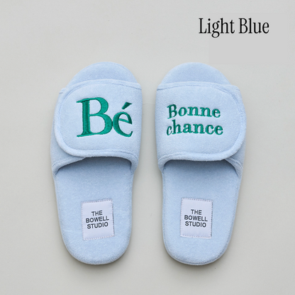 Terry Velcro Memory Foam Cloud Comfort Slippers