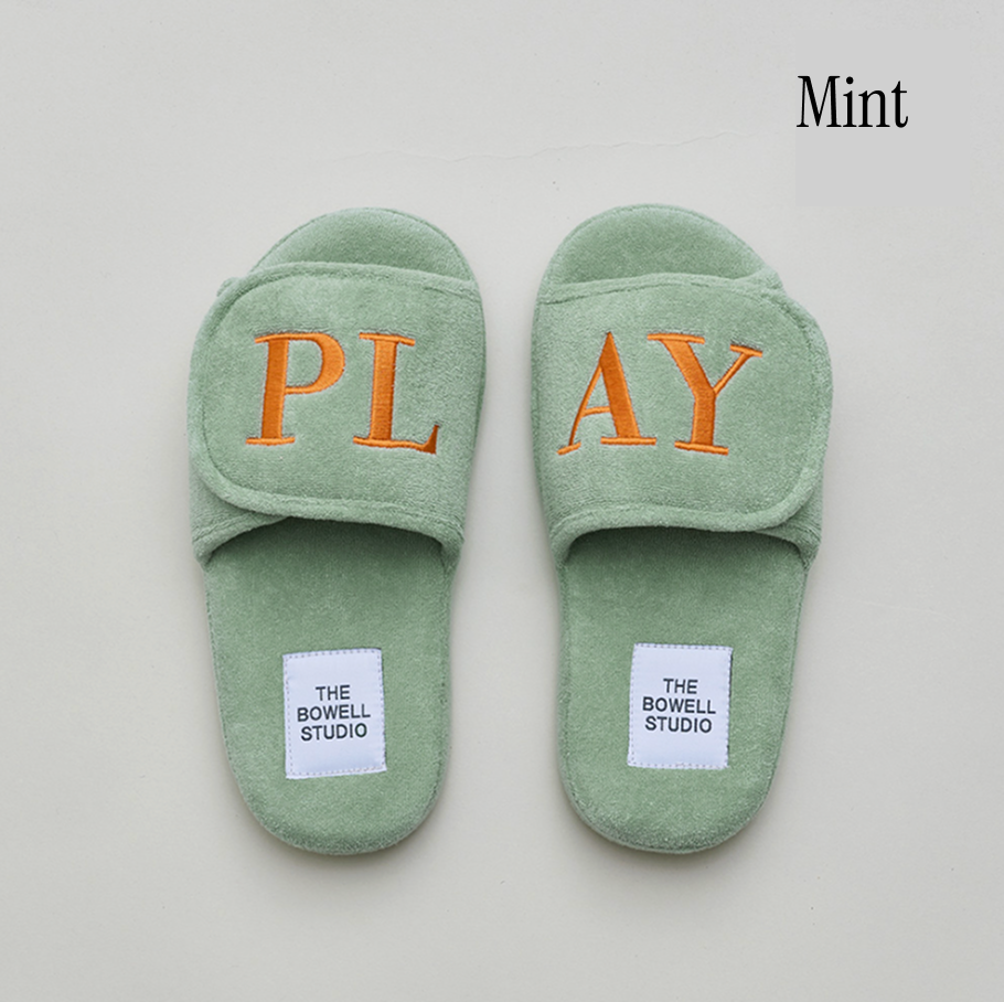 Terry Velcro Memory Foam Cloud Comfort Slippers