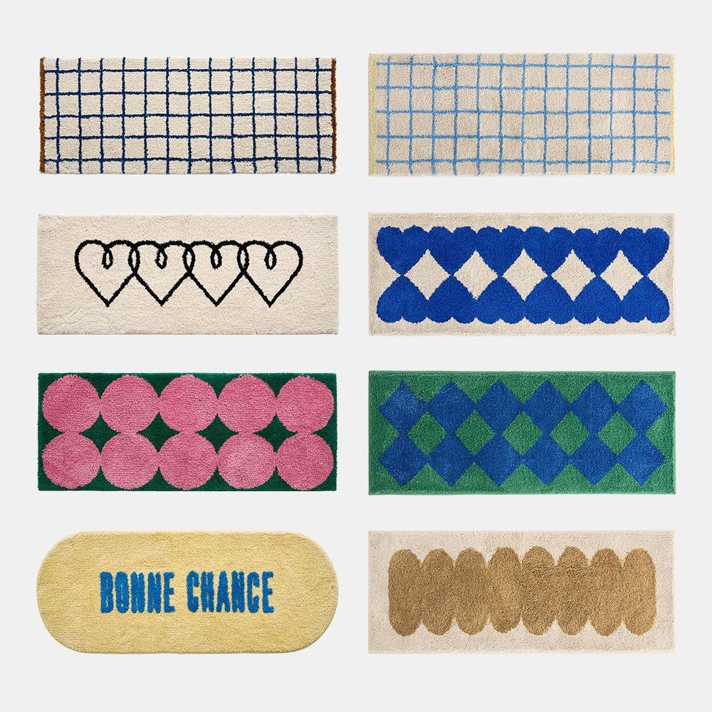 BWTZ Play Plush Jacquard Kitchen Mat