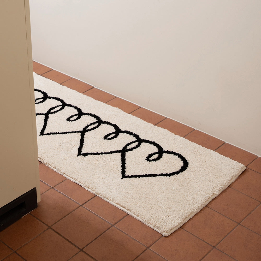 BWTZ Play Plush Jacquard Kitchen Mat