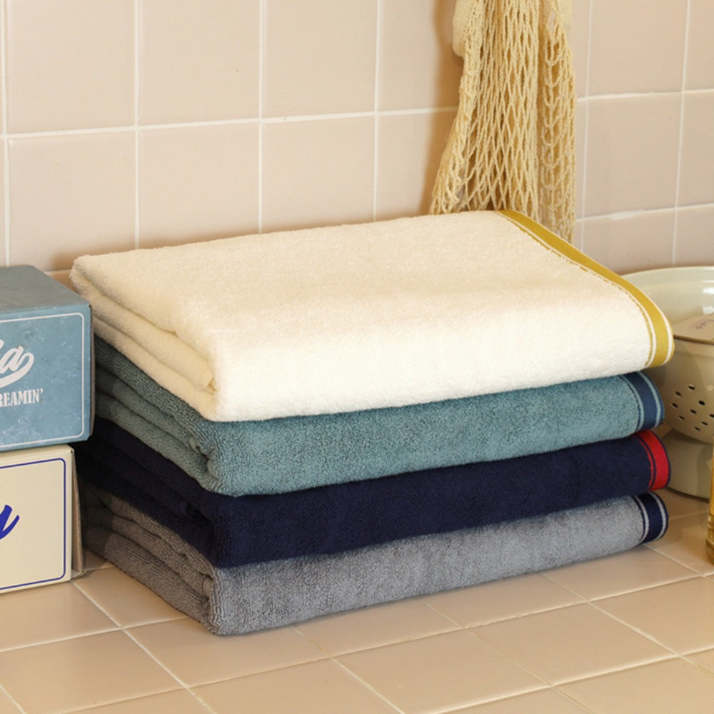Modern Border Bath Towel