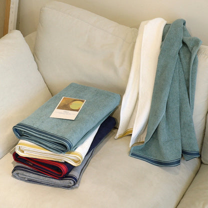 Modern Border Bath Towel