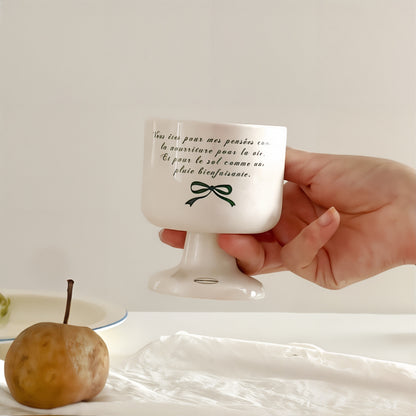 Ribbon & Note Goblet Set of 2