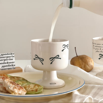 Ribbon & Note Goblet Set of 2