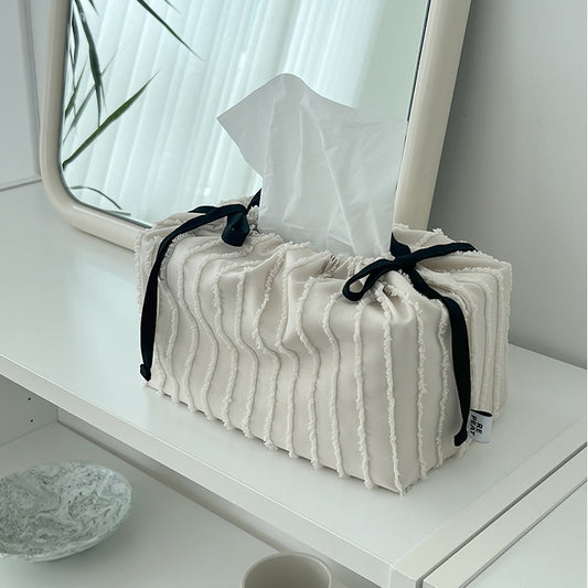 Ruffled Cake Tissue Box Cover