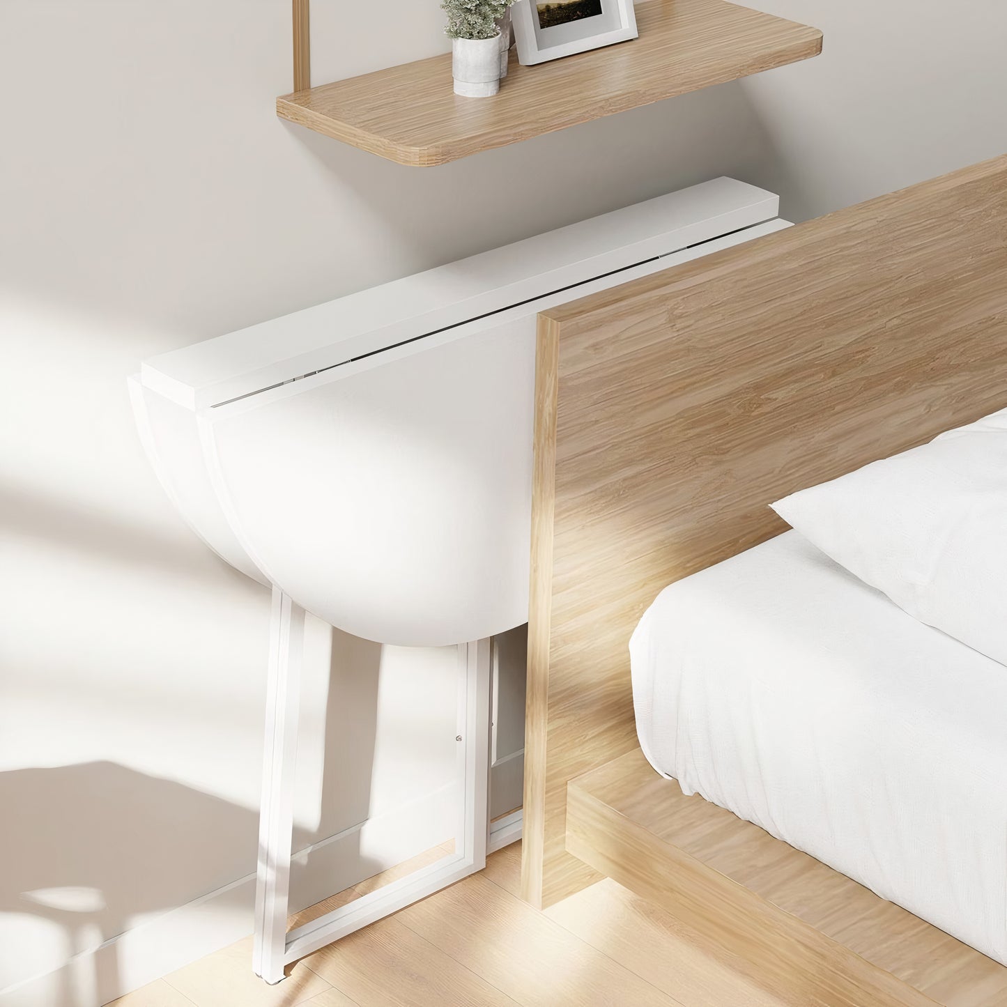 Moonly Folding Round Table