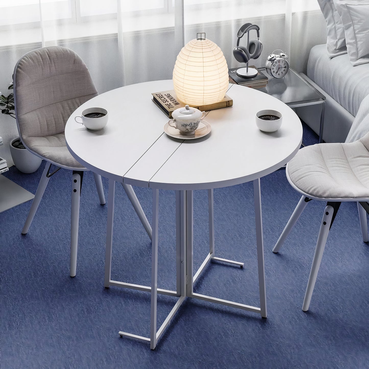 Moonly Folding Round Table