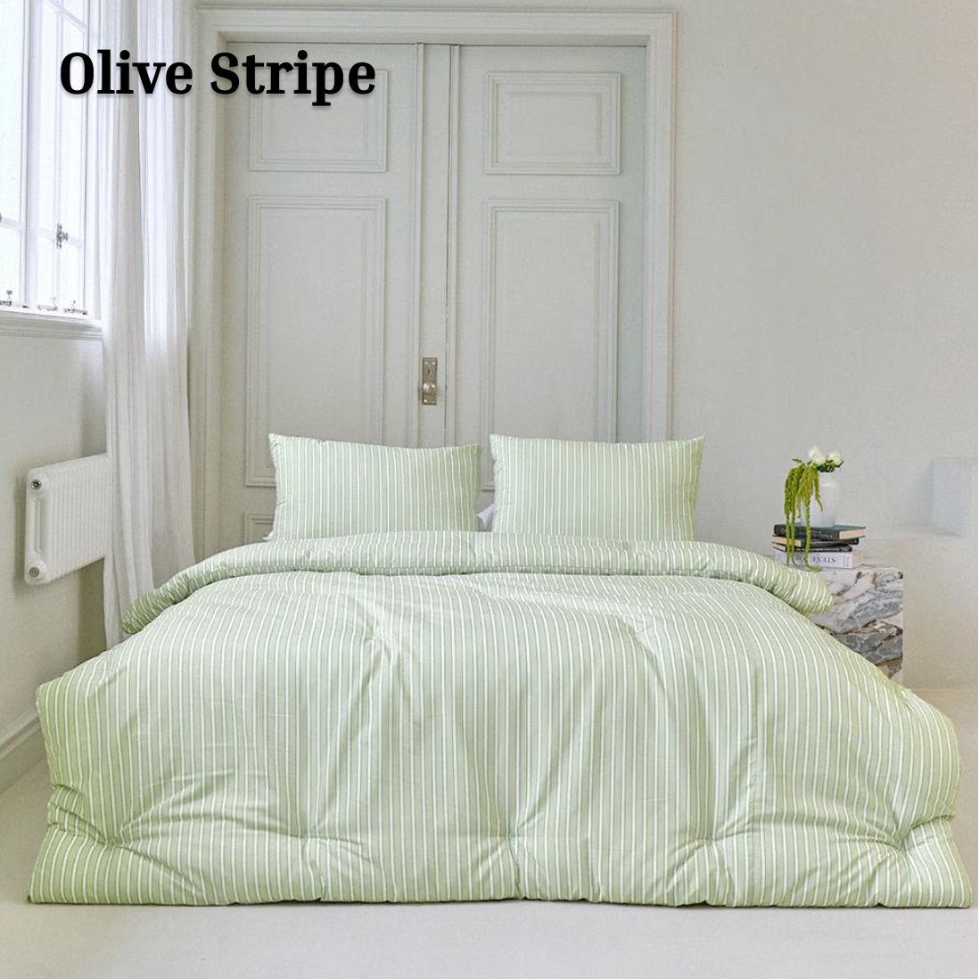 Soft Stripe Comforter & Pillow Set (Eco Corn Fill) - image 9 of 10