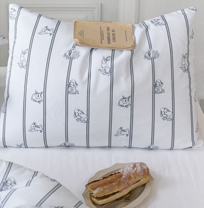 Soft Stripe Comforter & Pillow Set (Eco Corn Fill)