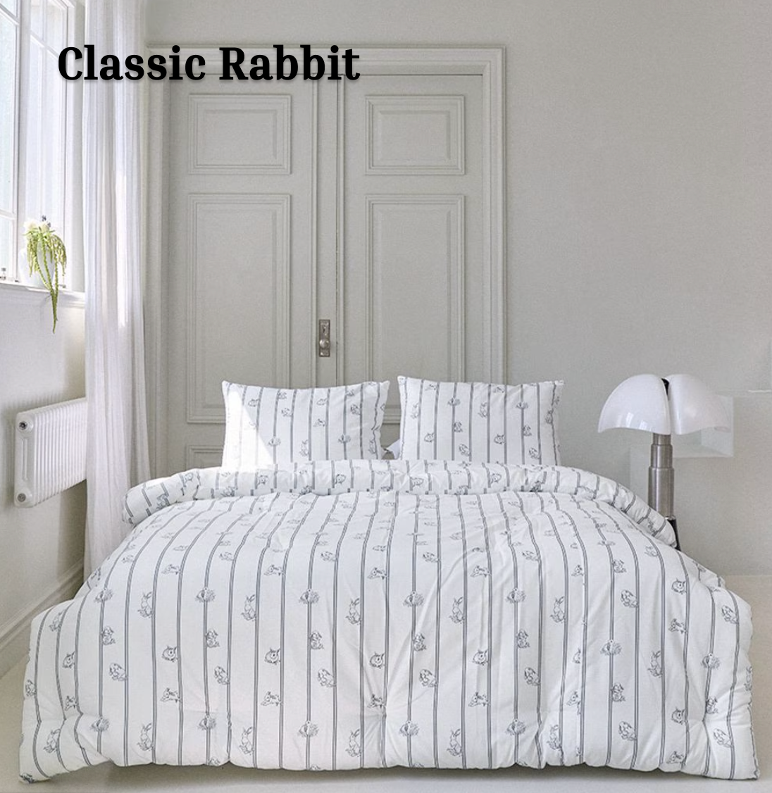 Soft Stripe Comforter & Pillow Set (Eco Corn Fill)