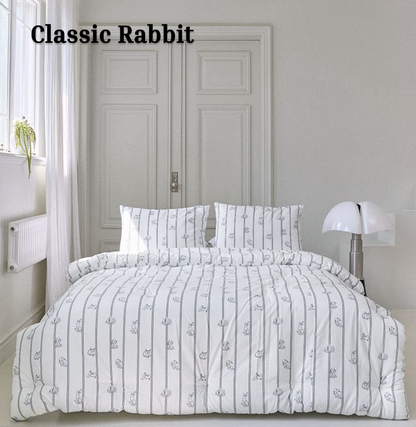 Soft Stripe Comforter & Pillow Set (Eco Corn Fill)