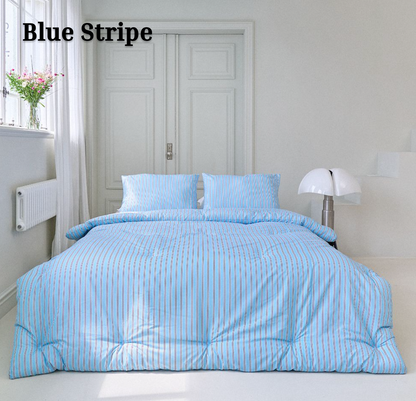 Soft Stripe Comforter & Pillow Set (Eco Corn Fill)