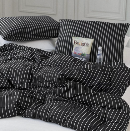 Soft Stripe Comforter & Pillow Set (Eco Corn Fill)