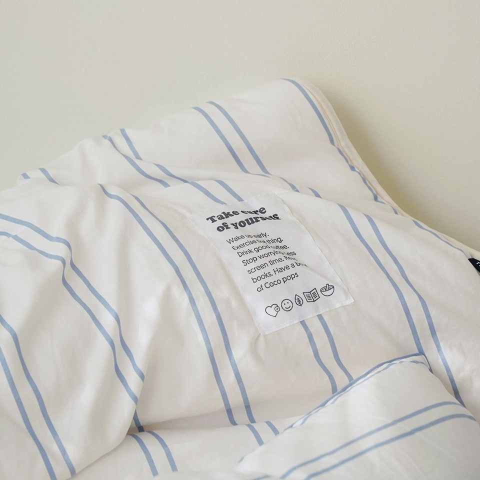 Deep Sleep Stripe All Season Comforter Set