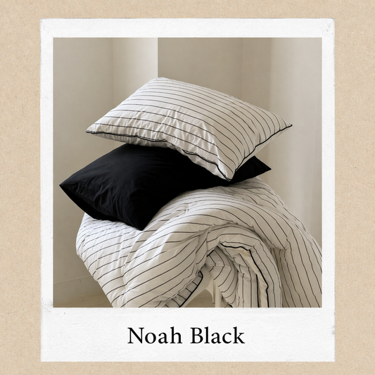 Striped Cotton Pillow Cover
