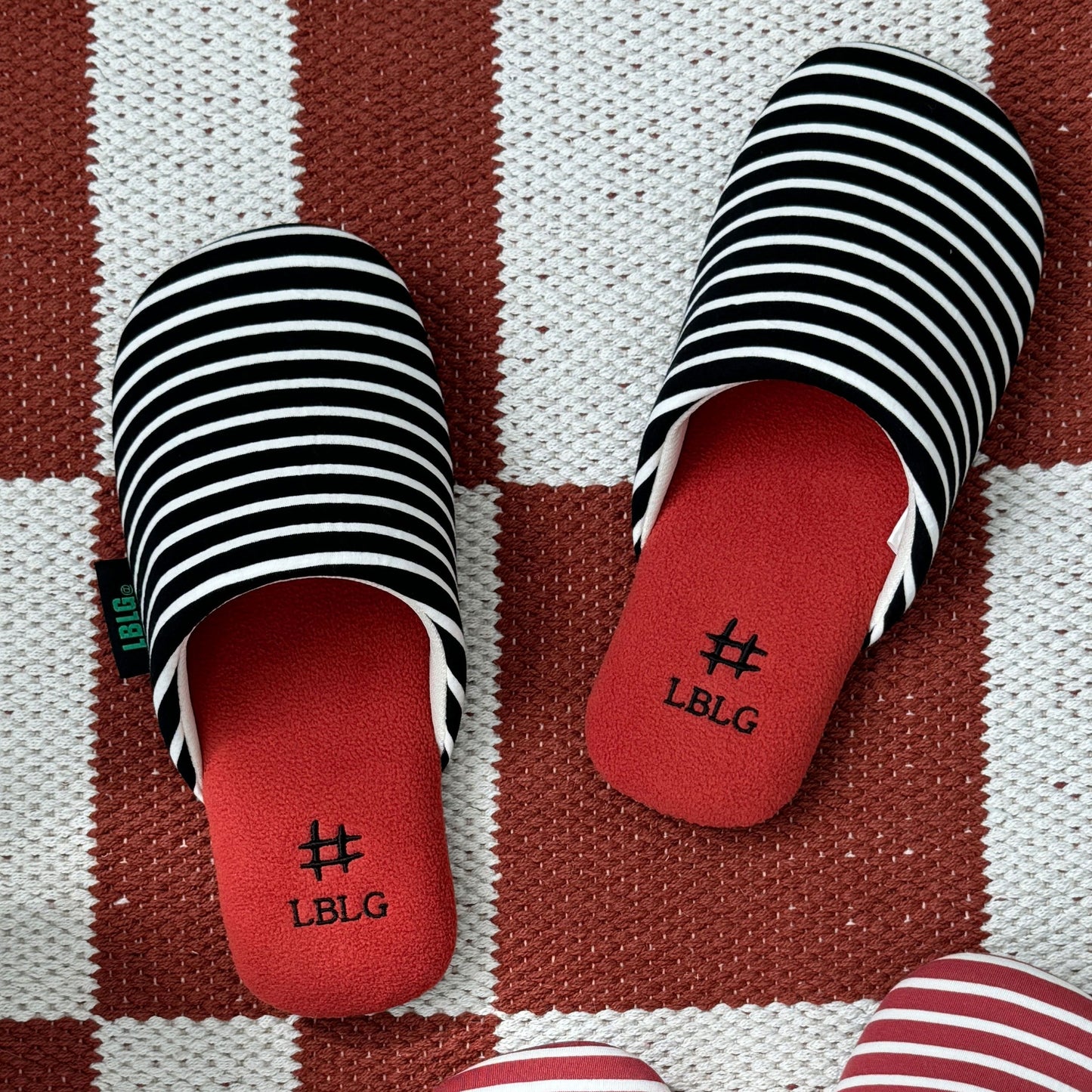 Monica Stripe Room Slippers (10 colors)