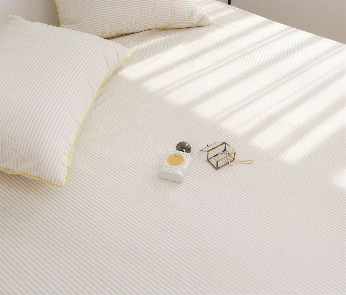Stripe Dust-Free Mattress Fitted Sheet - image 7 of 9