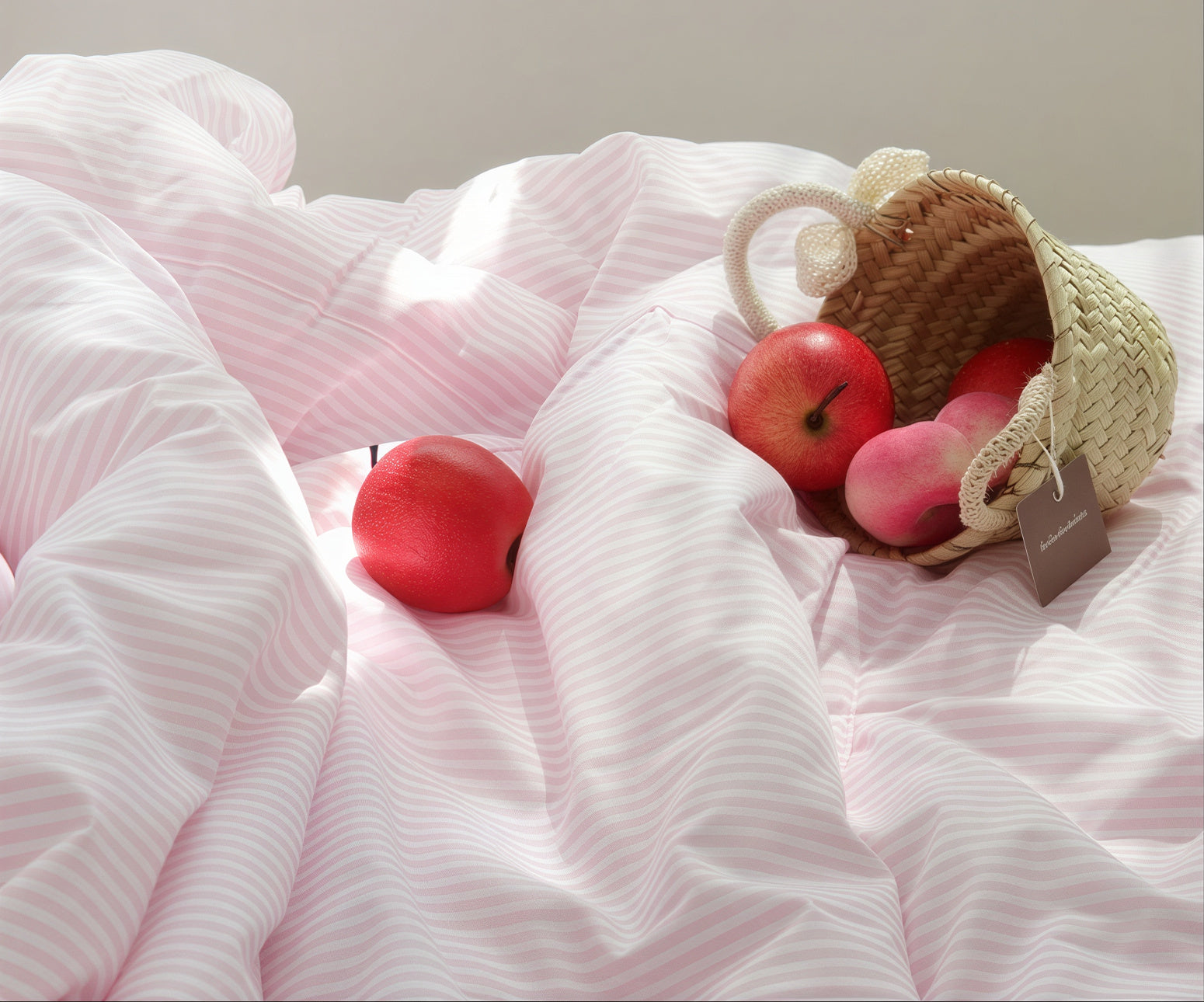 Stripe Dust-Free Mattress Fitted Sheet
