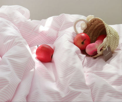 Stripe Dust-Free Mattress Fitted Sheet