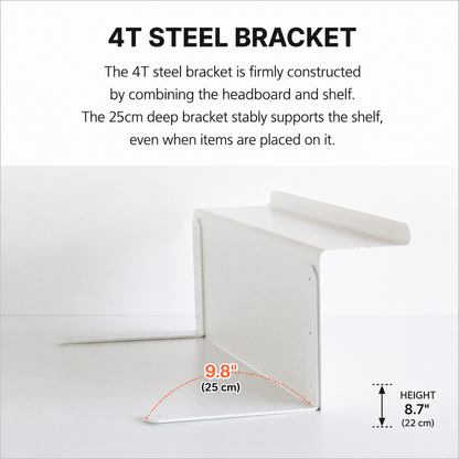Blanc Bed Gap Side Shelf