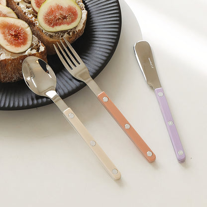 Pastel Dessert Cutlery Set – 3-Piece