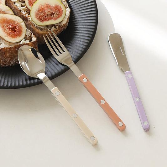 Pastel Dessert Cutlery Set – 3-Piece