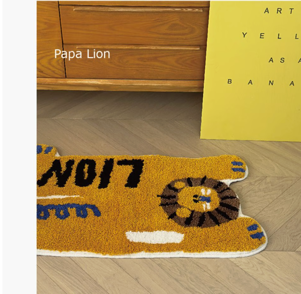 Doodle Animal Accent Rug Collection