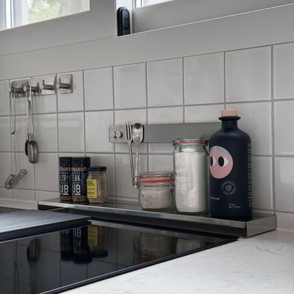 Adjustable Stainless Steel Kitchen Side Shelf