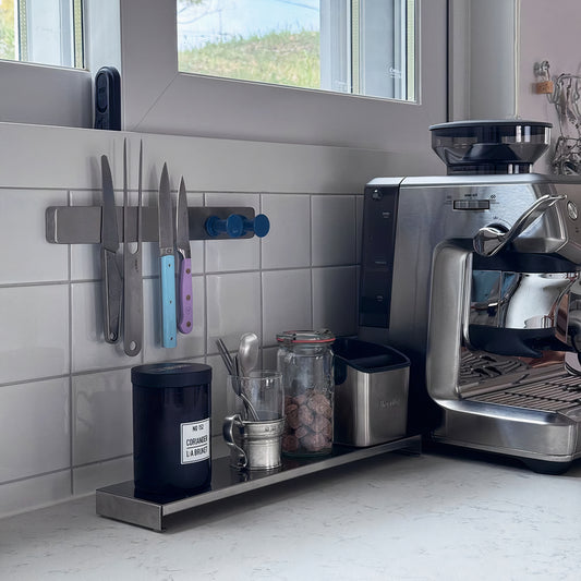 Adjustable Stainless Steel Kitchen Side Shelf