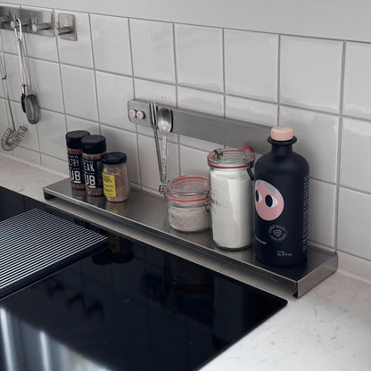 Adjustable Stainless Steel Kitchen Side Shelf