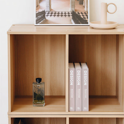 Modern Wood Bookcase & Storage Shelf