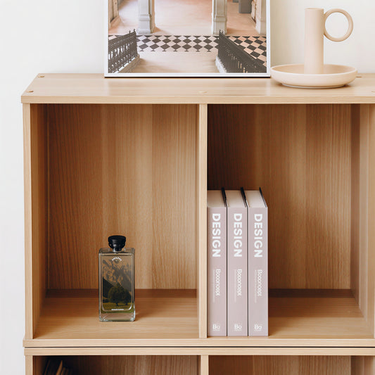 Modern Wood Bookcase & Storage Shelf