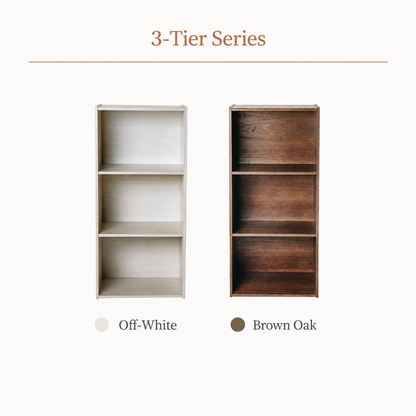 Modern Wood Bookcase & Storage Shelf