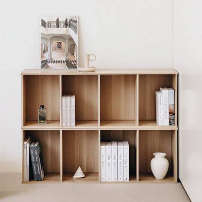Modern Wood Bookcase & Storage Shelf