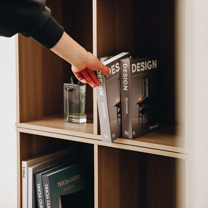 Modern Wood Bookcase & Storage Shelf