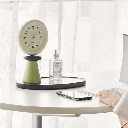 On My Mood Object Tray Table Clock