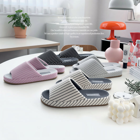 Vens Striped Molded Indoor Slippers