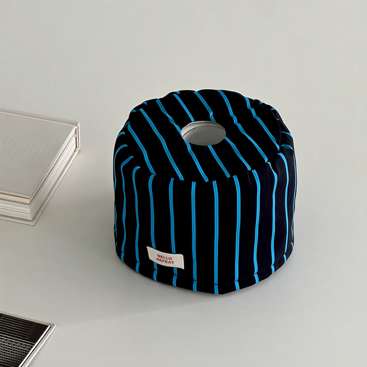 Stripe Quilted Toilet Paper Cover