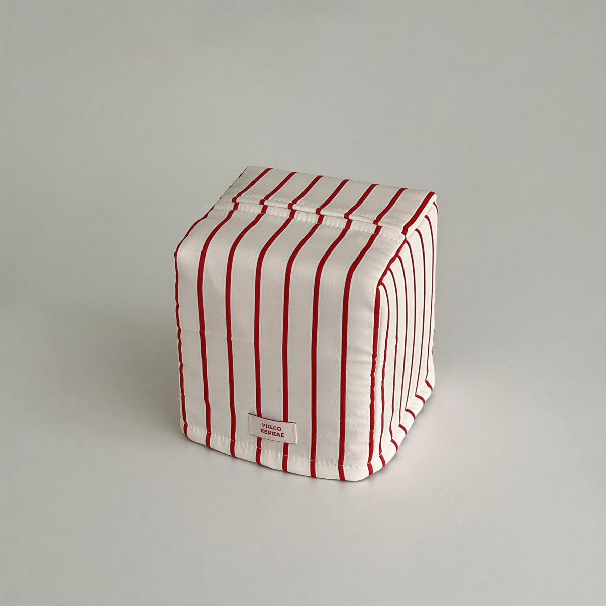 Stripe Quilted Square Tissue Box Cover