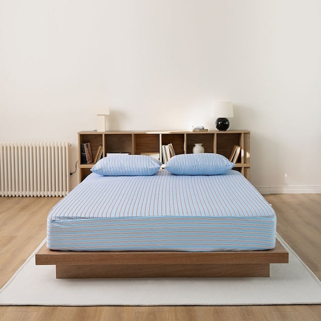 Classic Stripe Mattress Fitted Sheet - close up
