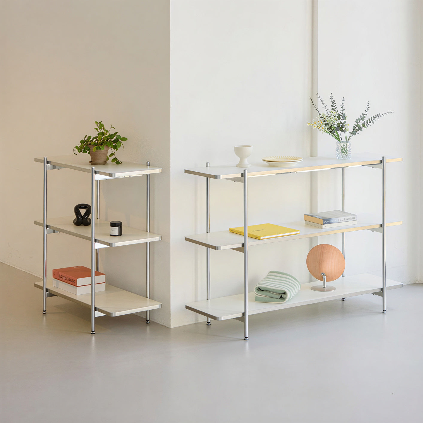 Gott Black Mid-Century Square Shelf