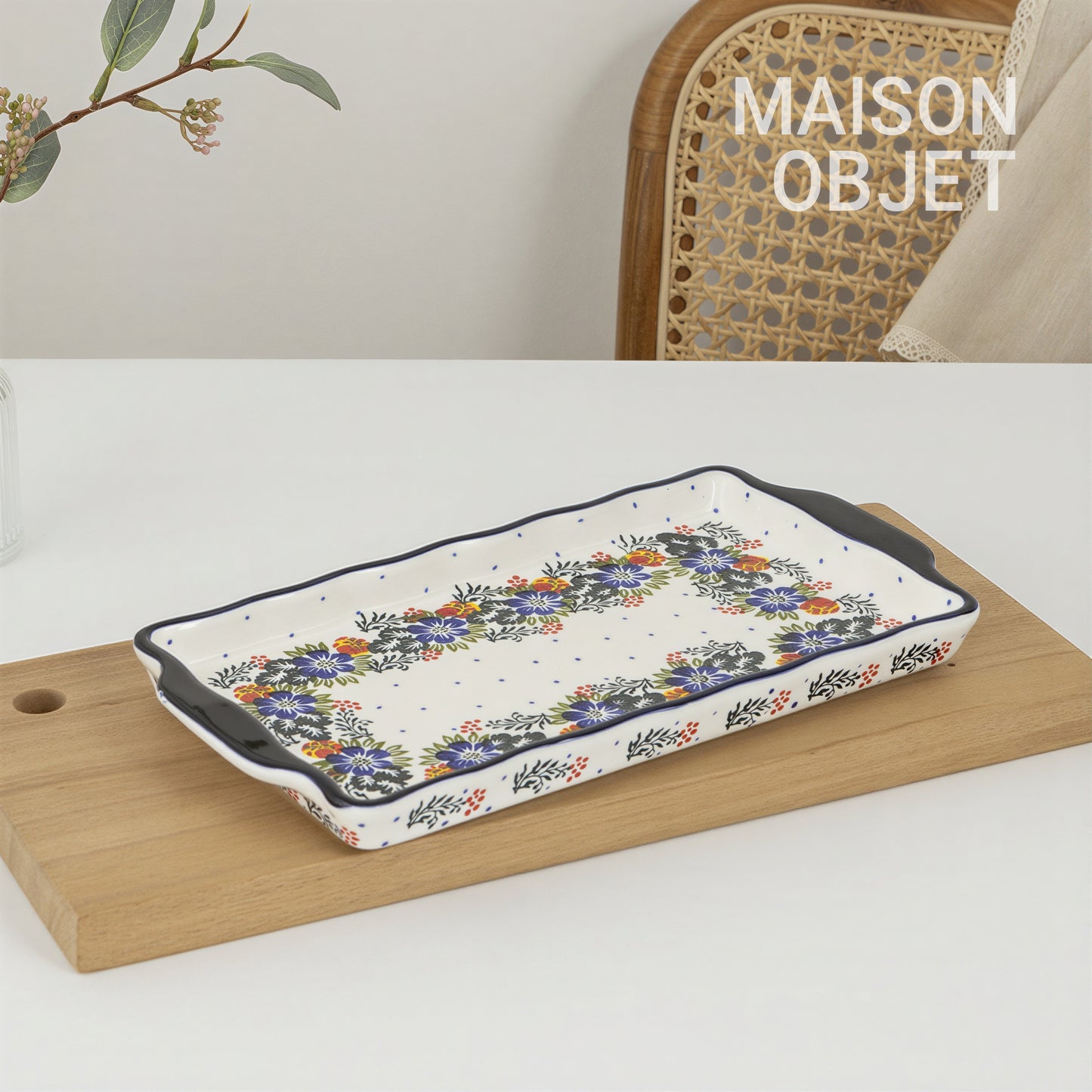 Floral Dinnerware Set for 4 (22-Piece)