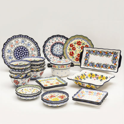 Floral Dinnerware Set for 4 (22-Piece)