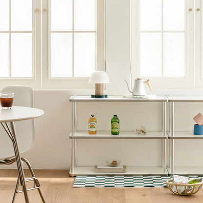 Flat Mid-Century Steel Shelf