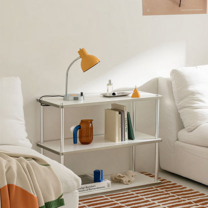 Flat Mid-Century Steel Shelf