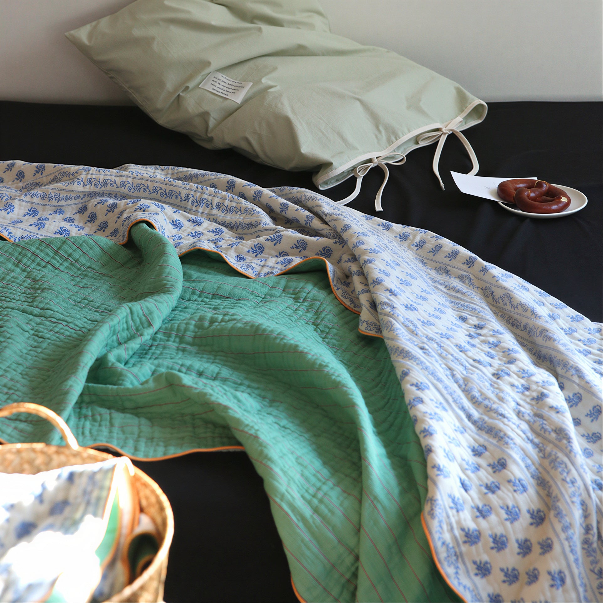 Muli Ethnic Gauze Blanket - lifestyle